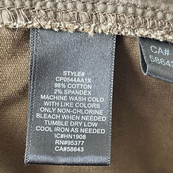 SANCTUARY Olive green Corduroy Cargo Jogger pull on Pants size 1X - Picture 16 of 16